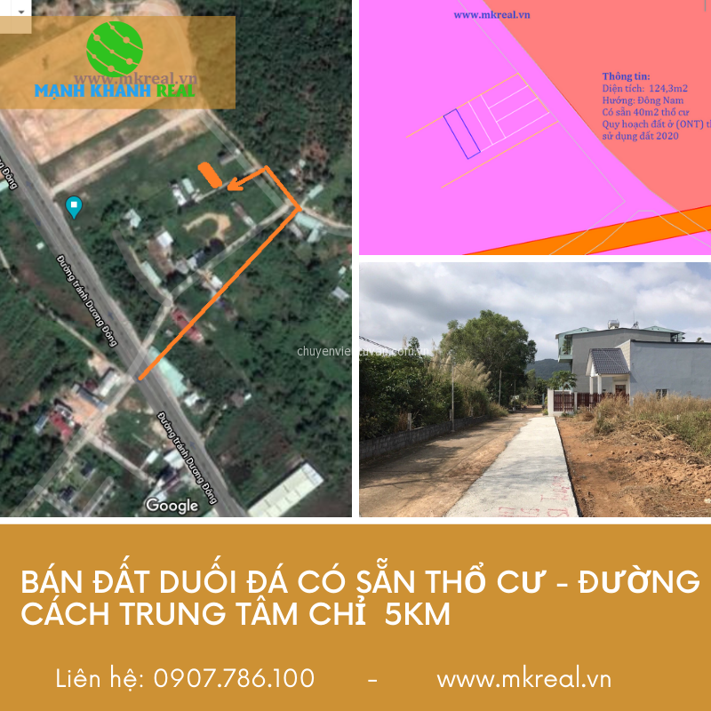 Bán đất ấp suối đá Dương Tơ  Phú Quốc có sẵn thổ cư và đường (đã bán )