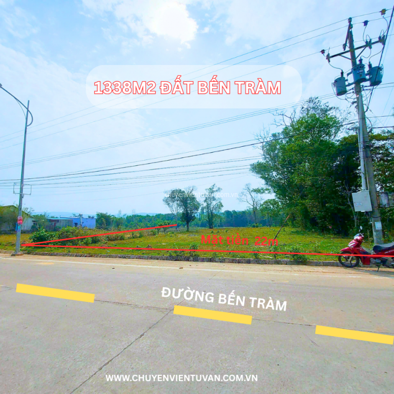 CƠ HỘI VÀNG – BÁN ĐẤT 1.338M² MẶT TIỀN 22M TẠI ẤP BẾN TRÀM, CỬA DƯƠNG, PHÚ QUỐC – SỔ HỒNG RIÊNG, PHÂN LÔ ĐẸP!